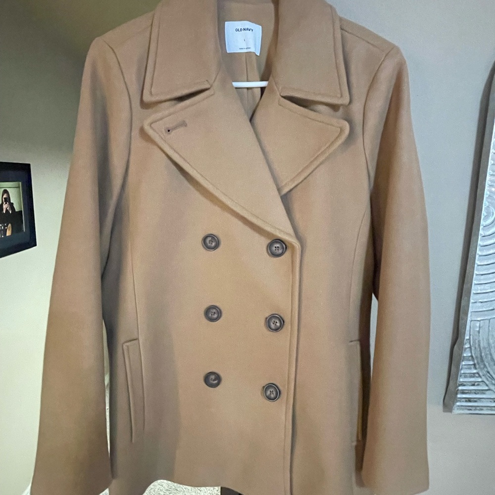 Classic Tan Peacoat